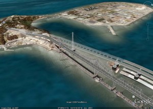 Bay Bridge in Google Earth